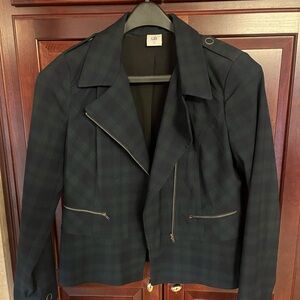Cabi Black Plaid Jacket